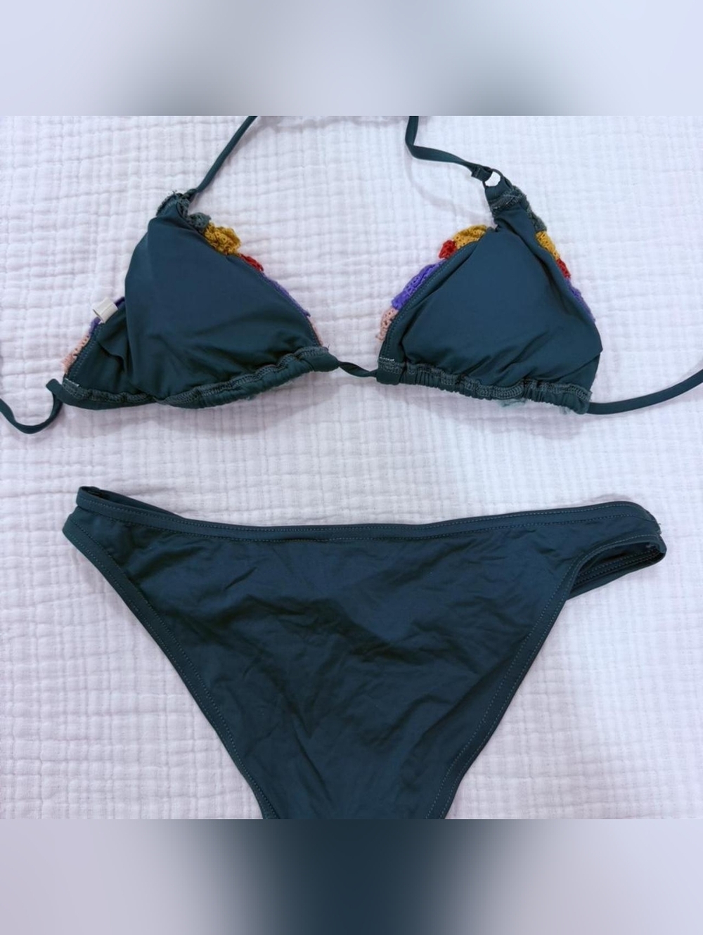 Zimmermann Women's Multi Ruffled Tie Bikini Set - Picture 5 of 7